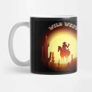 Wild West theme with desert rider Mug